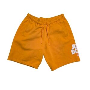Nike Men's Vibrant Orange Athletic Shorts